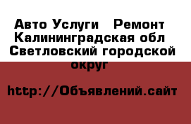 Авто Услуги - Ремонт. Калининградская обл.,Светловский городской округ 